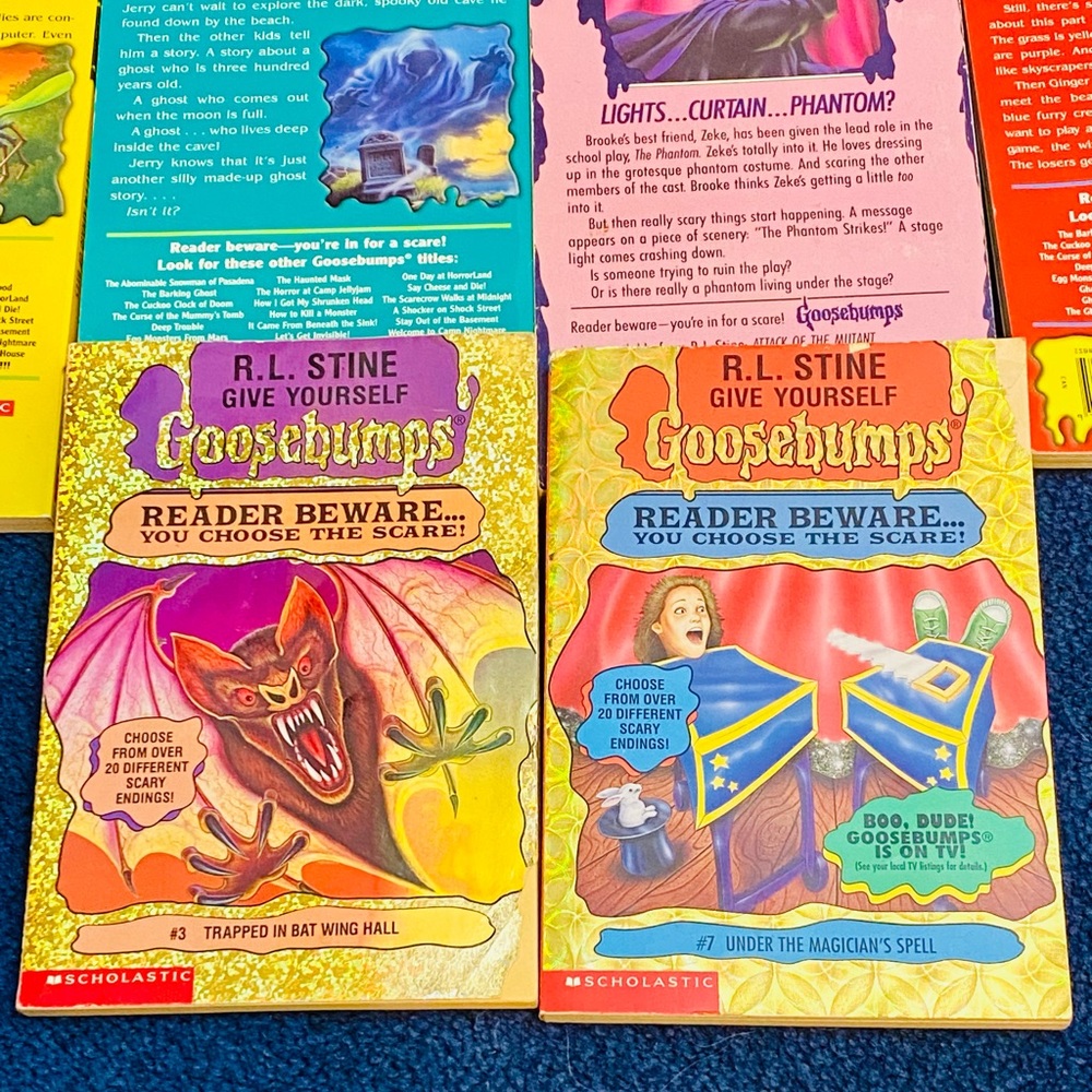 Lot Of GOOSEBUMPS Series Kid's Scary Books By R. L. Stine HorrorLand Bundle - Picture 4 of 10